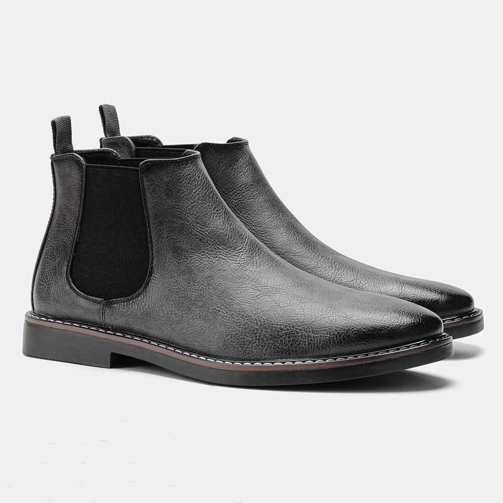 Carlo | Men’s Top-Grain Leather Chelsea Boots
