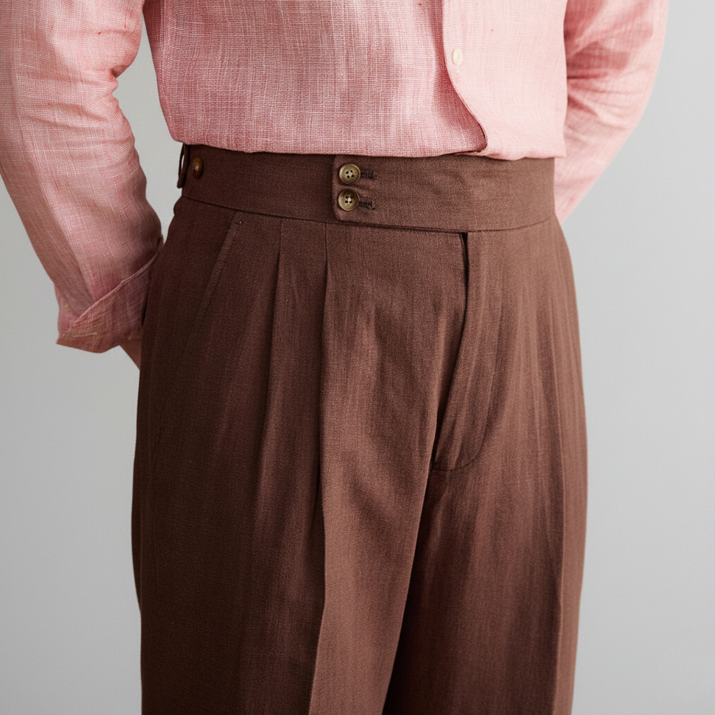 Jonathan | Men’s Straight Leg Tailored Cropped Trousers