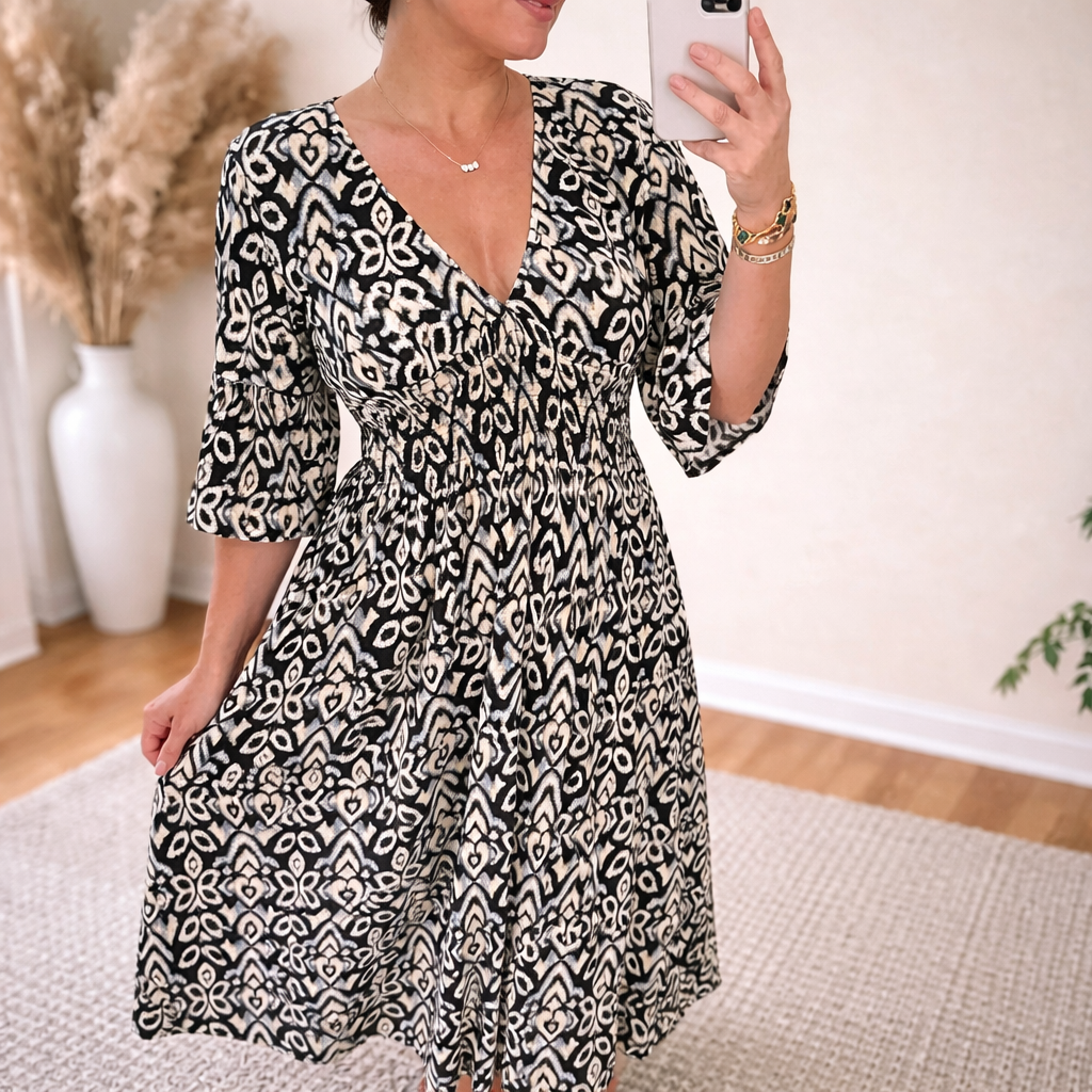 Kasia | Women’s A-line V-Neck Maxi Dress