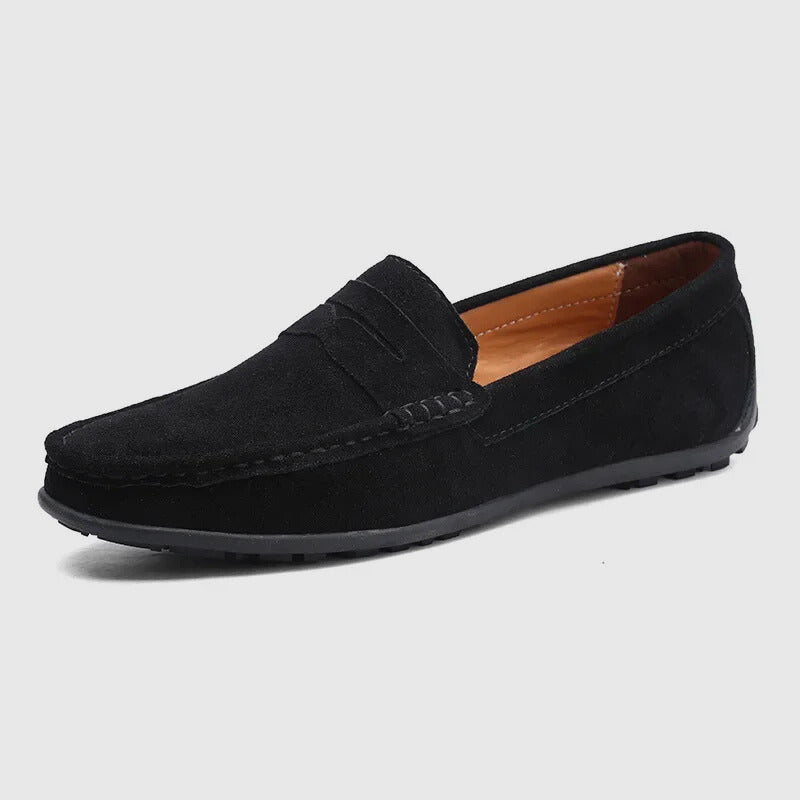 Marceau | Men’s Suede Penny Loafers