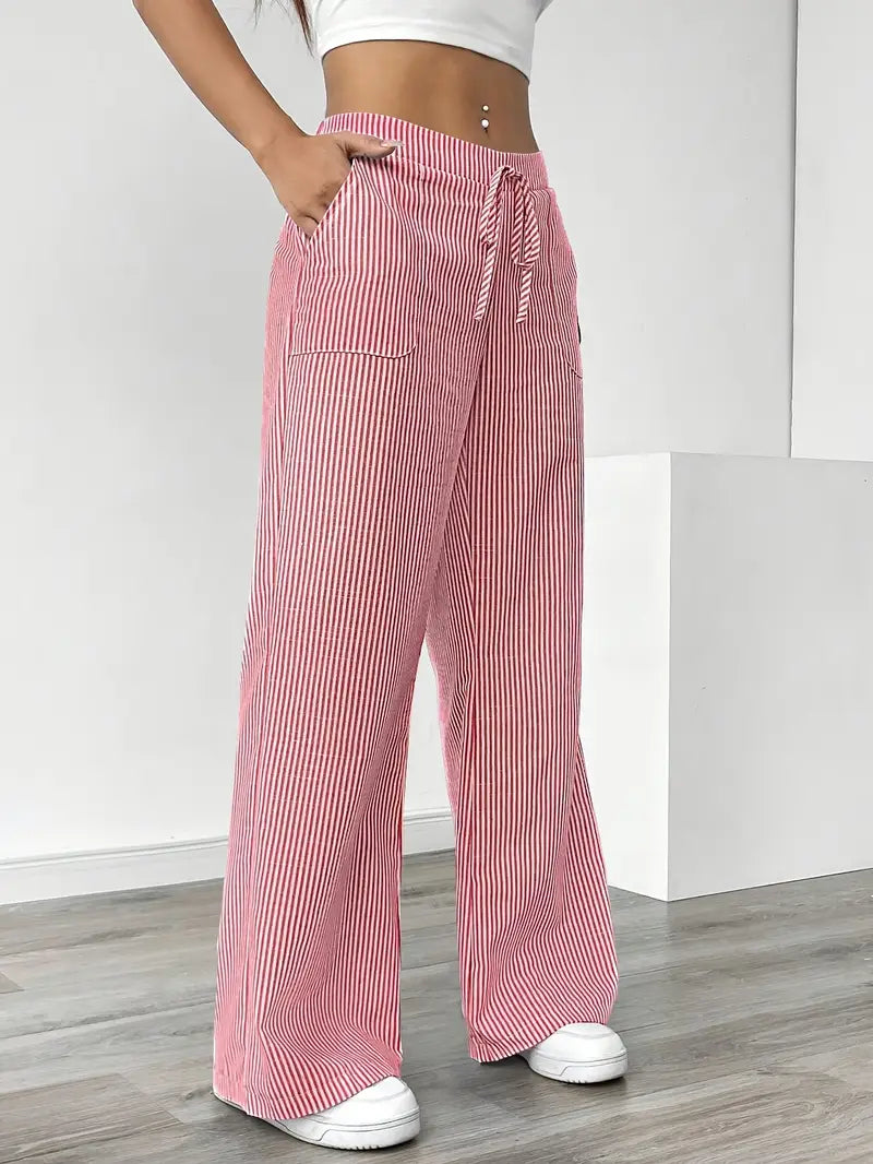 Bernice | Women’s Boho Beach Flare Trousers