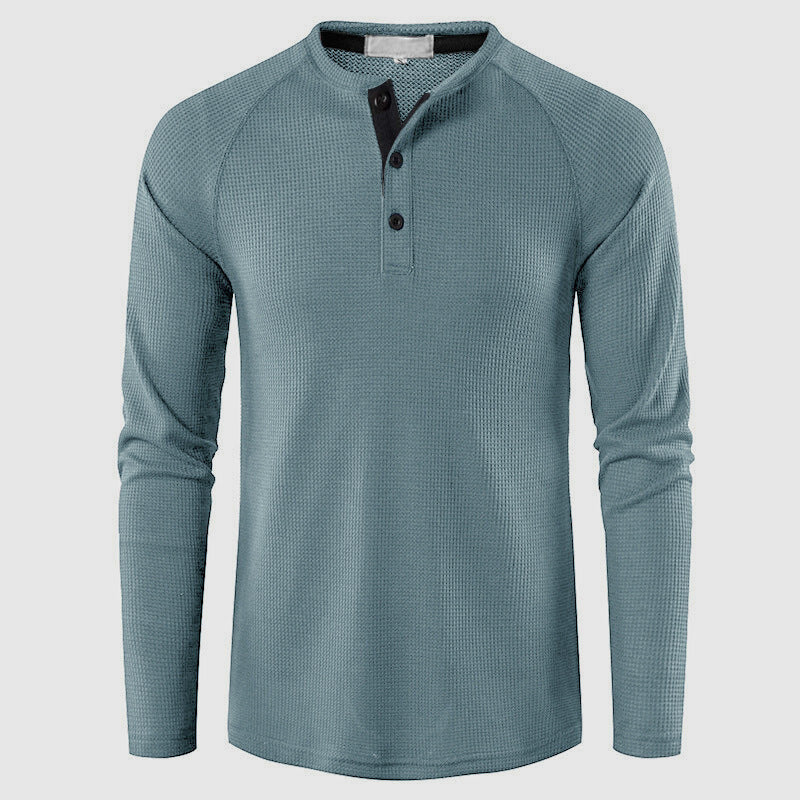 Petrus | Men’s Knit Long Sleeve Henley