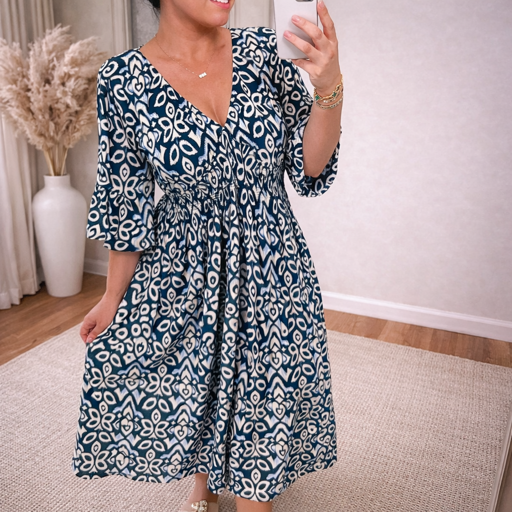 Kasia | Women’s A-line V-Neck Maxi Dress