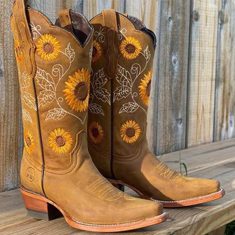 Pauline | Women’s Western Embroidered Boots