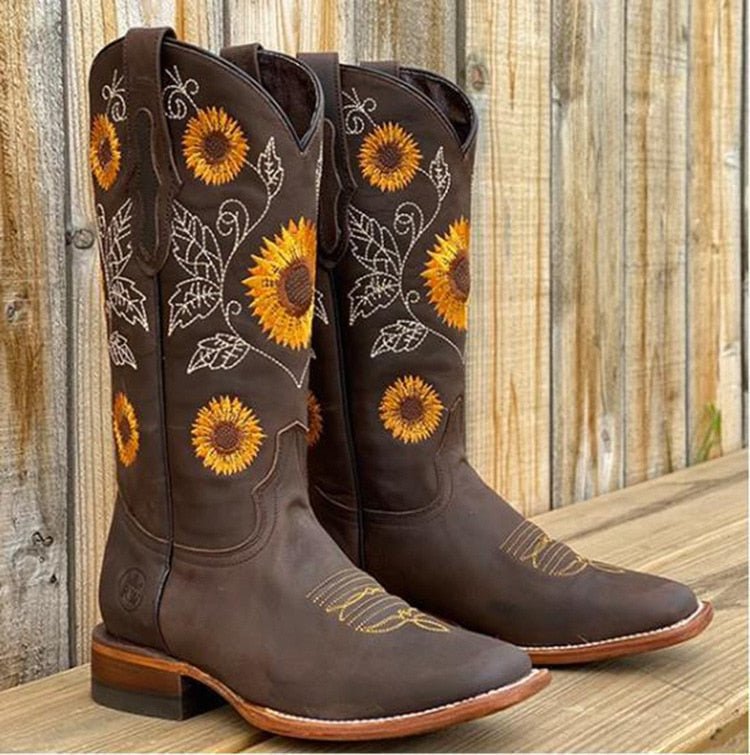 Pauline | Women’s Western Embroidered Boots