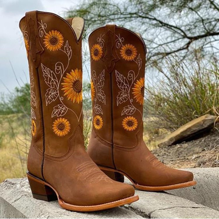 Pauline | Women’s Western Embroidered Boots