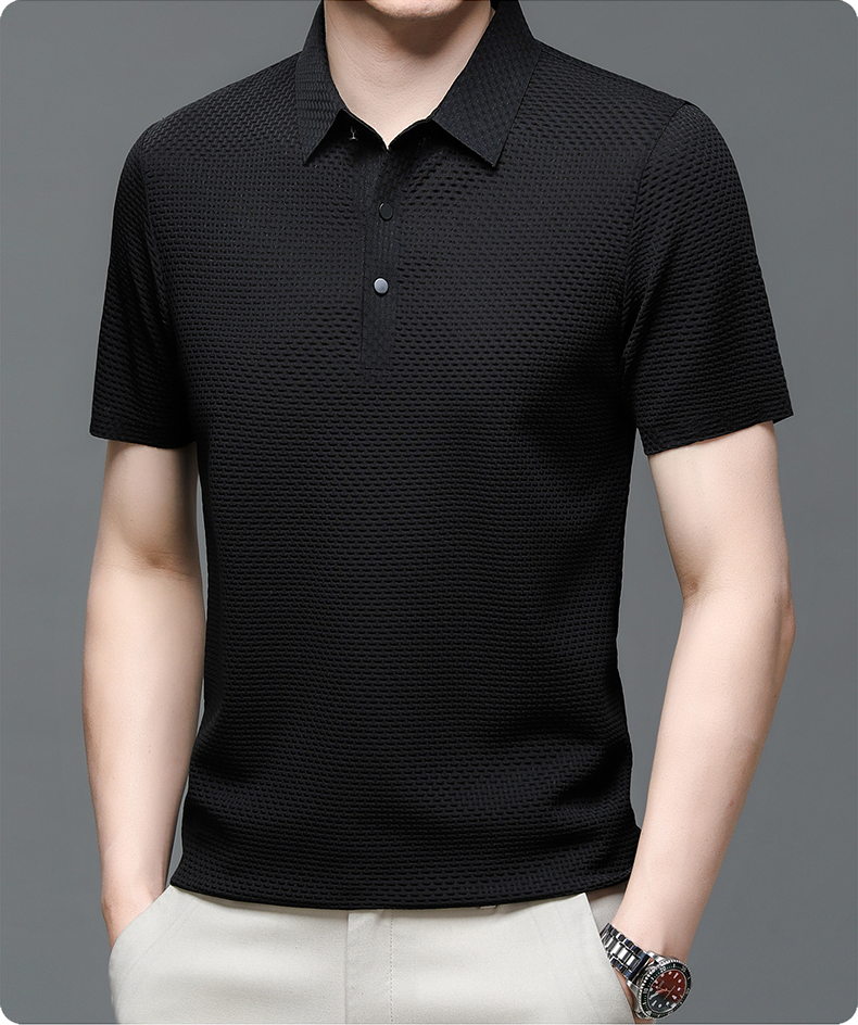 Edwin | Men's Textured Short Sleeve Polo
