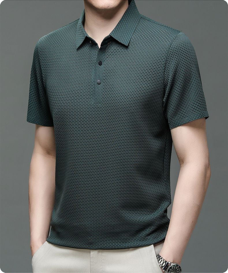 Edwin | Men's Textured Short Sleeve Polo