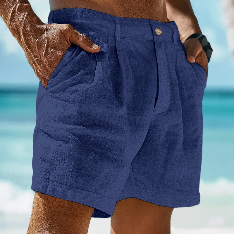 Achille | Men’s Pleated Chino Shorts