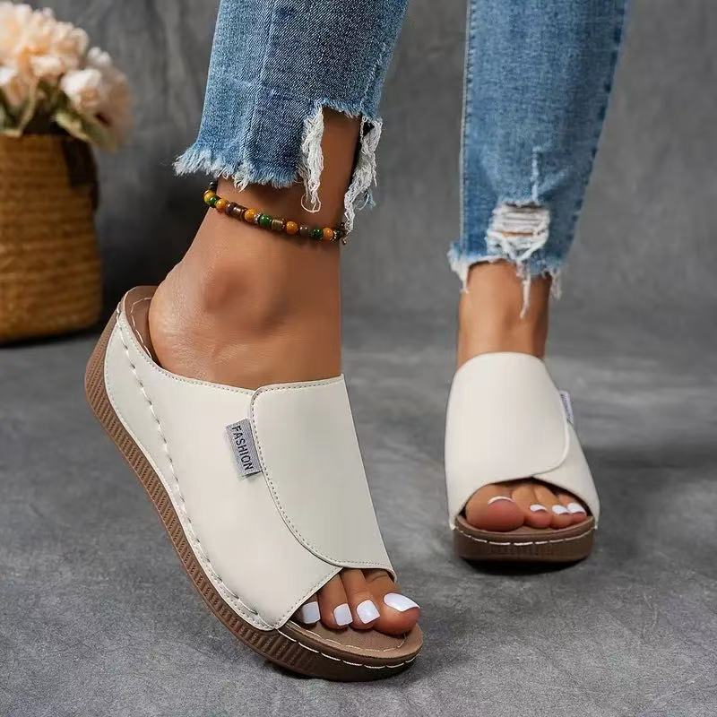 Francesca | Women’s Wedge Slide Summer Sandals
